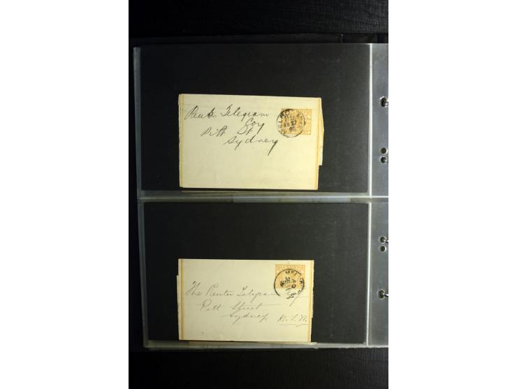 1855/1955 (ca.), interessanter Bestand von überschlägig 8-900 Briefen und Karten, dabei viel interessantes Material, Ganzsach
