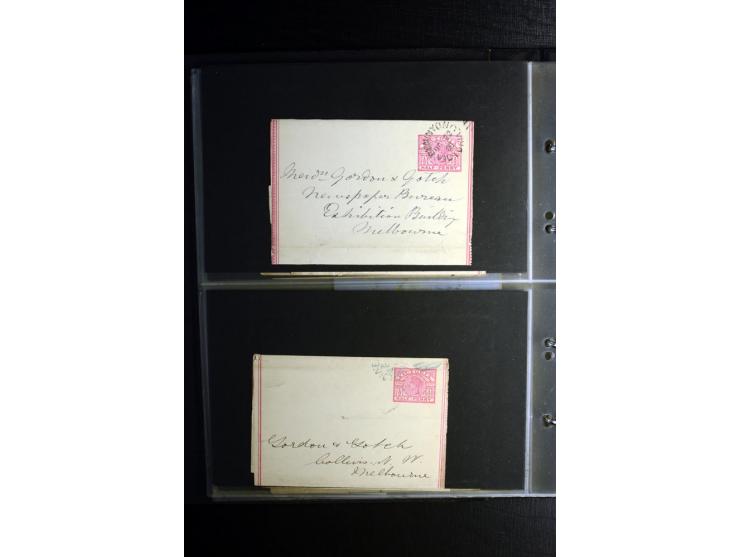 1855/1955 (ca.), interessanter Bestand von überschlägig 8-900 Briefen und Karten, dabei viel interessantes Material, Ganzsach