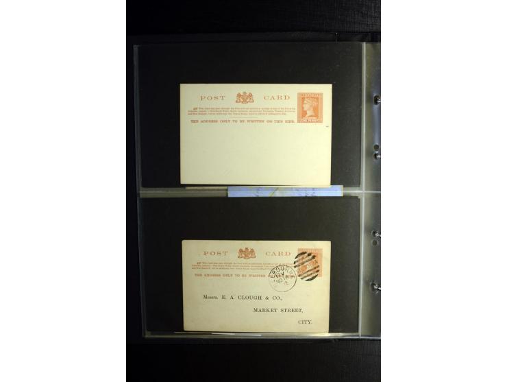 1855/1955 (ca.), interessanter Bestand von überschlägig 8-900 Briefen und Karten, dabei viel interessantes Material, Ganzsach