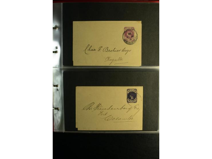 1855/1955 (ca.), interessanter Bestand von überschlägig 8-900 Briefen und Karten, dabei viel interessantes Material, Ganzsach