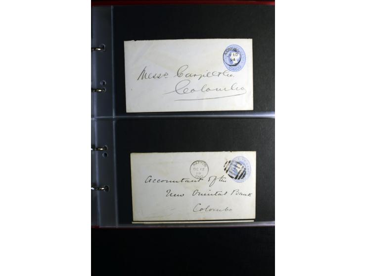 1855/1955 (ca.), interessanter Bestand von überschlägig 8-900 Briefen und Karten, dabei viel interessantes Material, Ganzsach