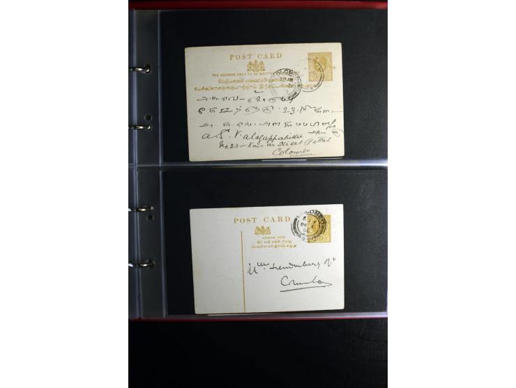 1855/1955 (ca.), interessanter Bestand von überschlägig 8-900 Briefen und Karten, dabei viel interessantes Material, Ganzsach