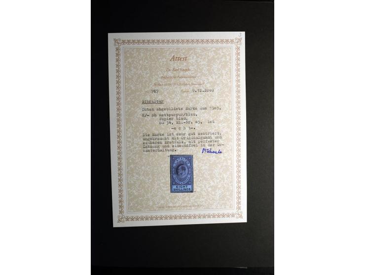 1850/1950, sehr schöne ungebrauchte und gestempelte Sammlung Gibraltar, Ionische Inseln, Malta und Zypern, dabei viele besser