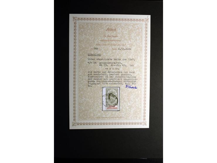 1850/1950, sehr schöne ungebrauchte und gestempelte Sammlung Gibraltar, Ionische Inseln, Malta und Zypern, dabei viele besser