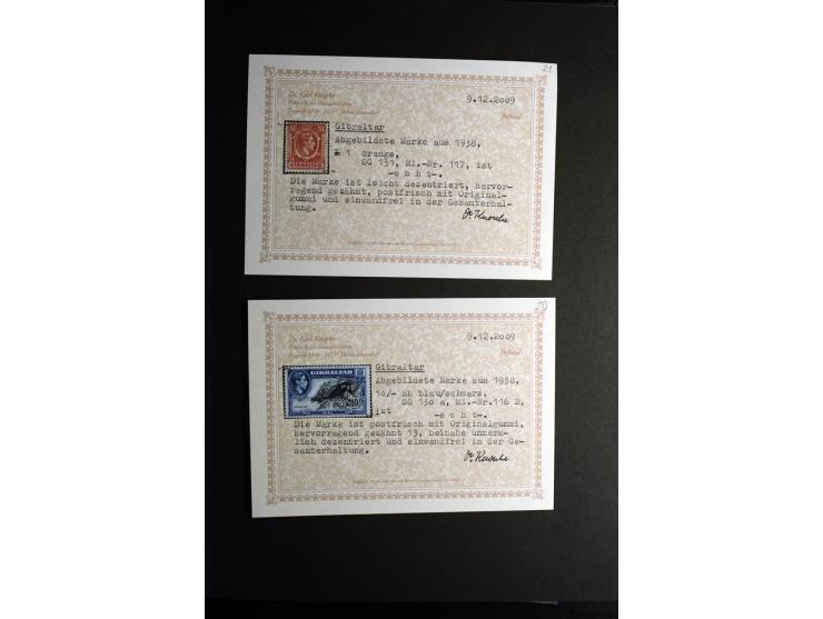 1850/1950, sehr schöne ungebrauchte und gestempelte Sammlung Gibraltar, Ionische Inseln, Malta und Zypern, dabei viele besser
