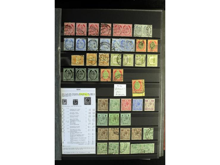 1850/1950, sehr schöne ungebrauchte und gestempelte Sammlung Gibraltar, Ionische Inseln, Malta und Zypern, dabei viele besser