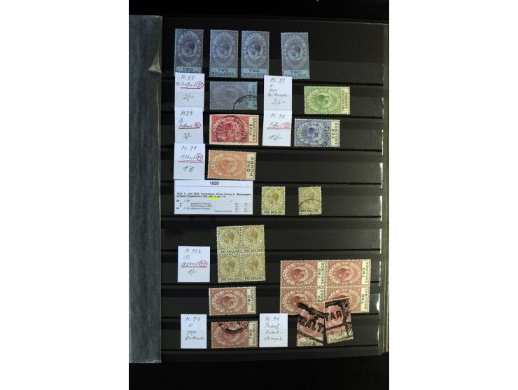 1850/1950, sehr schöne ungebrauchte und gestempelte Sammlung Gibraltar, Ionische Inseln, Malta und Zypern, dabei viele besser