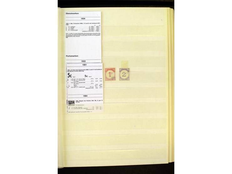 1853/1953, sehr schöne ungebrauchte und gestempelte Sammlung mit Schwerpunkt Kap der guten Hoffnung mit über 100 Dreieckswert