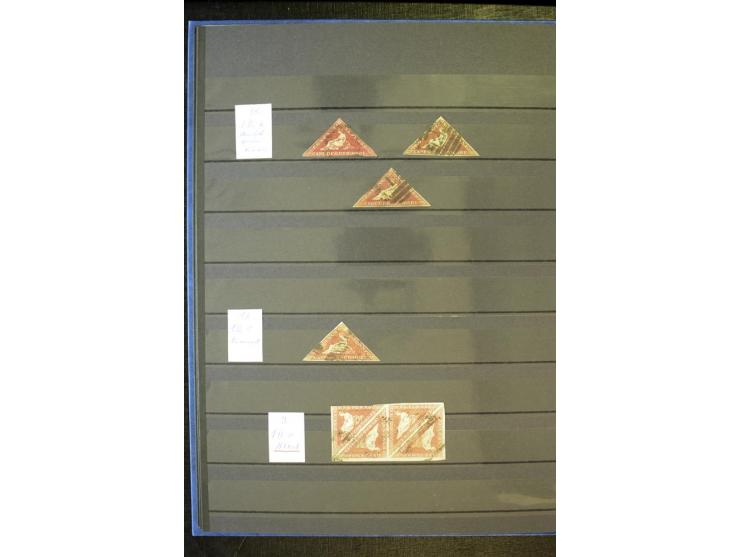 1853/1953, sehr schöne ungebrauchte und gestempelte Sammlung mit Schwerpunkt Kap der guten Hoffnung mit über 100 Dreieckswert