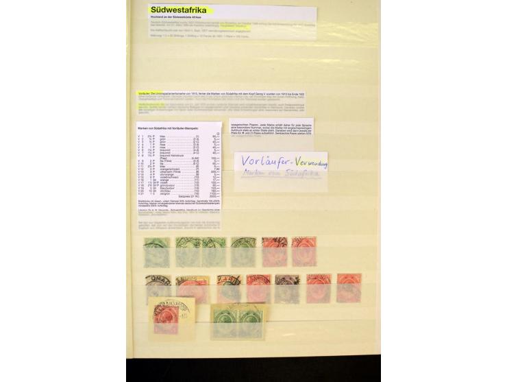 1853/1953, sehr schöne ungebrauchte und gestempelte Sammlung mit Schwerpunkt Kap der guten Hoffnung mit über 100 Dreieckswert
