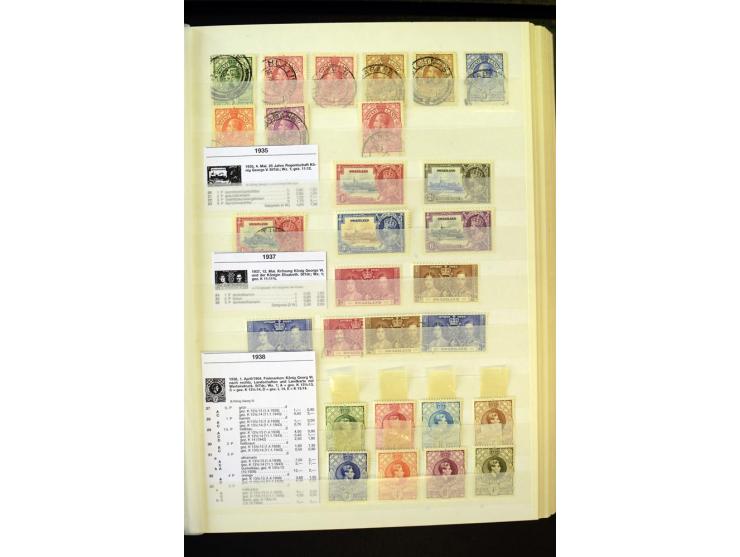 1853/1953, sehr schöne ungebrauchte und gestempelte Sammlung mit Schwerpunkt Kap der guten Hoffnung mit über 100 Dreieckswert