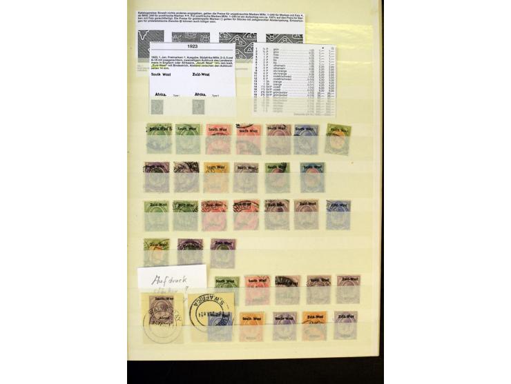 1853/1953, sehr schöne ungebrauchte und gestempelte Sammlung mit Schwerpunkt Kap der guten Hoffnung mit über 100 Dreieckswert