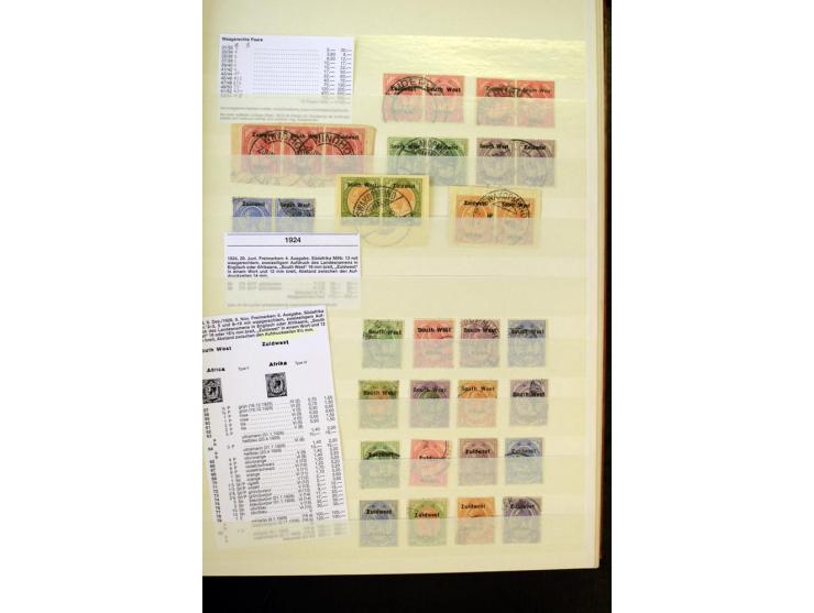 1853/1953, sehr schöne ungebrauchte und gestempelte Sammlung mit Schwerpunkt Kap der guten Hoffnung mit über 100 Dreieckswert