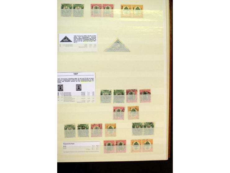 1853/1953, sehr schöne ungebrauchte und gestempelte Sammlung mit Schwerpunkt Kap der guten Hoffnung mit über 100 Dreieckswert