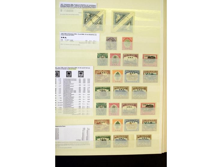 1853/1953, sehr schöne ungebrauchte und gestempelte Sammlung mit Schwerpunkt Kap der guten Hoffnung mit über 100 Dreieckswert