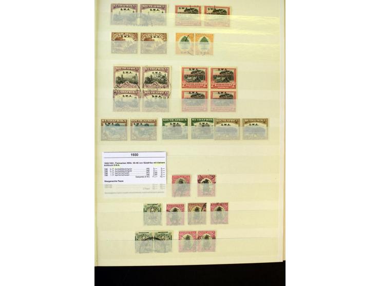 1853/1953, sehr schöne ungebrauchte und gestempelte Sammlung mit Schwerpunkt Kap der guten Hoffnung mit über 100 Dreieckswert
