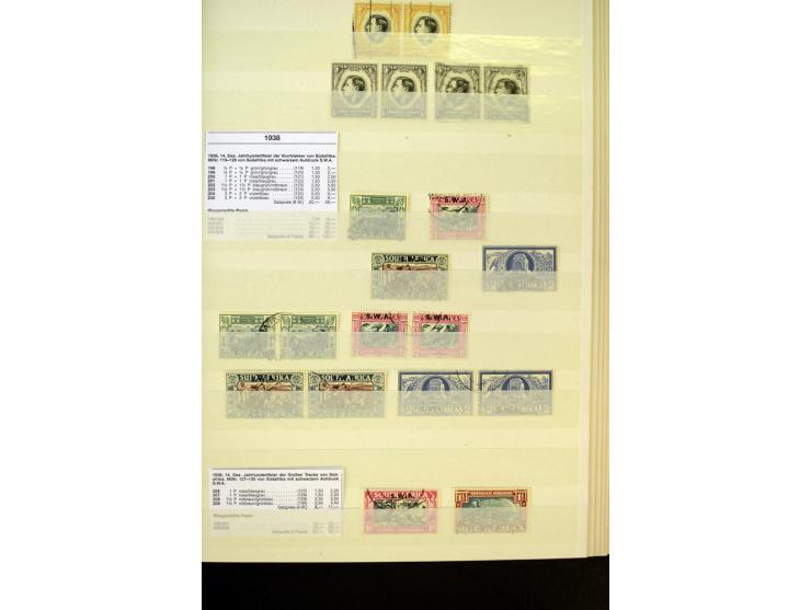 1853/1953, sehr schöne ungebrauchte und gestempelte Sammlung mit Schwerpunkt Kap der guten Hoffnung mit über 100 Dreieckswert