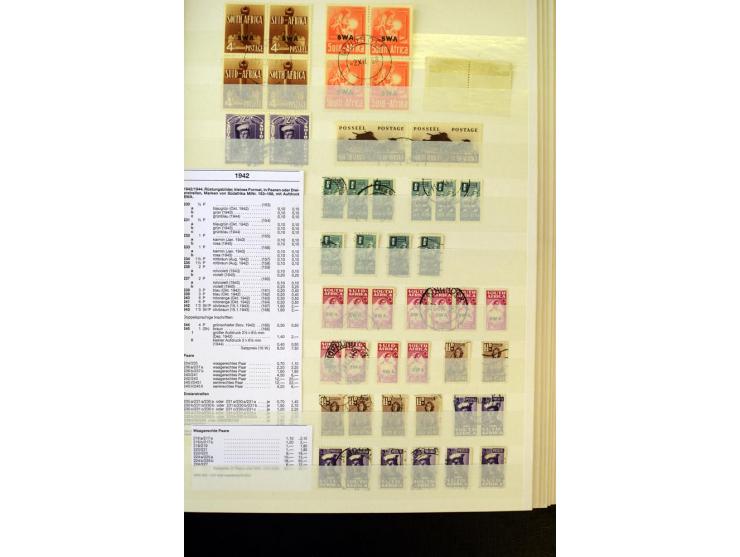 1853/1953, sehr schöne ungebrauchte und gestempelte Sammlung mit Schwerpunkt Kap der guten Hoffnung mit über 100 Dreieckswert