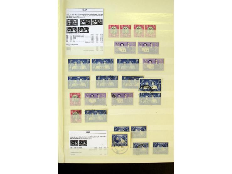 1853/1953, sehr schöne ungebrauchte und gestempelte Sammlung mit Schwerpunkt Kap der guten Hoffnung mit über 100 Dreieckswert