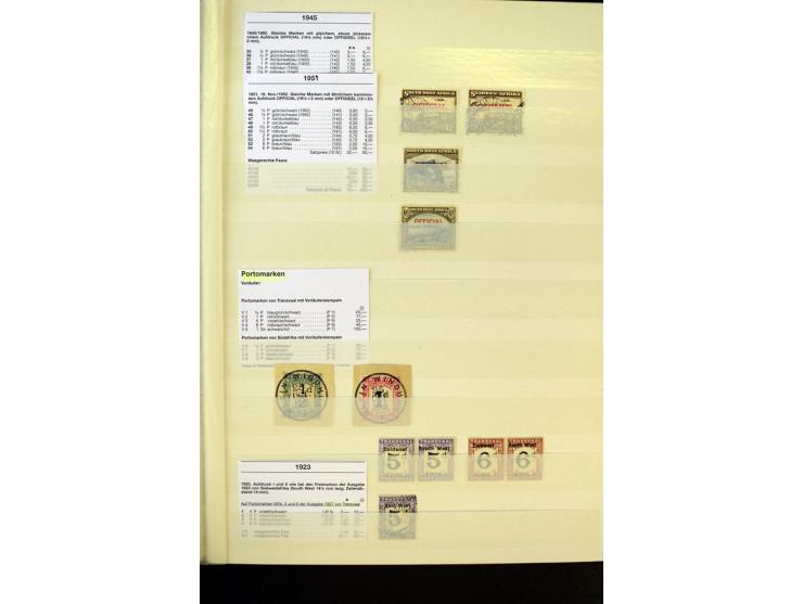 1853/1953, sehr schöne ungebrauchte und gestempelte Sammlung mit Schwerpunkt Kap der guten Hoffnung mit über 100 Dreieckswert