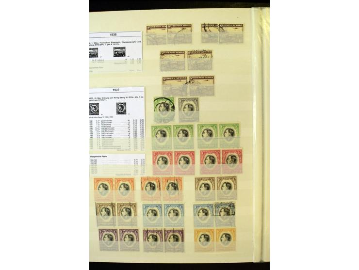 1853/1953, sehr schöne ungebrauchte und gestempelte Sammlung mit Schwerpunkt Kap der guten Hoffnung mit über 100 Dreieckswert