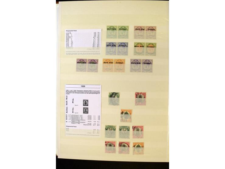 1853/1953, sehr schöne ungebrauchte und gestempelte Sammlung mit Schwerpunkt Kap der guten Hoffnung mit über 100 Dreieckswert