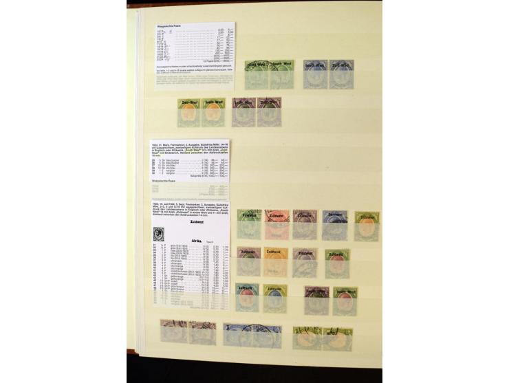 1853/1953, sehr schöne ungebrauchte und gestempelte Sammlung mit Schwerpunkt Kap der guten Hoffnung mit über 100 Dreieckswert