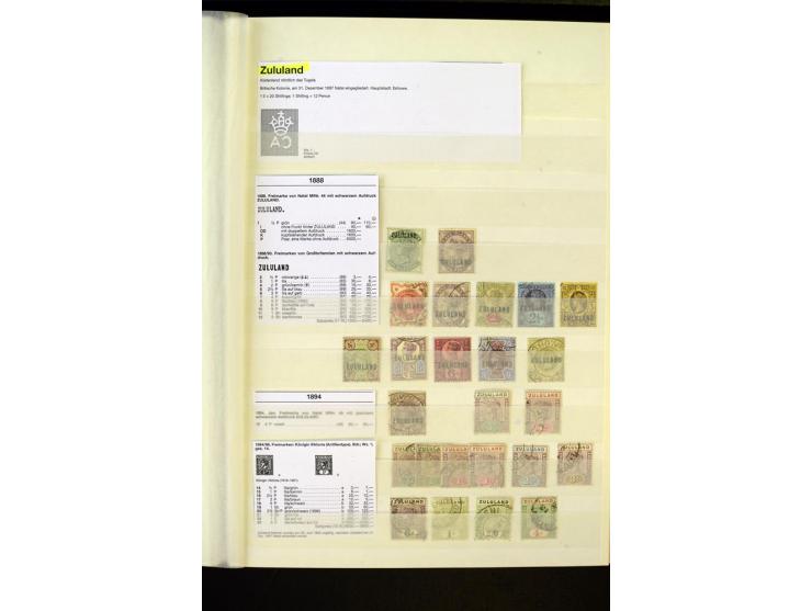 1853/1953, sehr schöne ungebrauchte und gestempelte Sammlung mit Schwerpunkt Kap der guten Hoffnung mit über 100 Dreieckswert