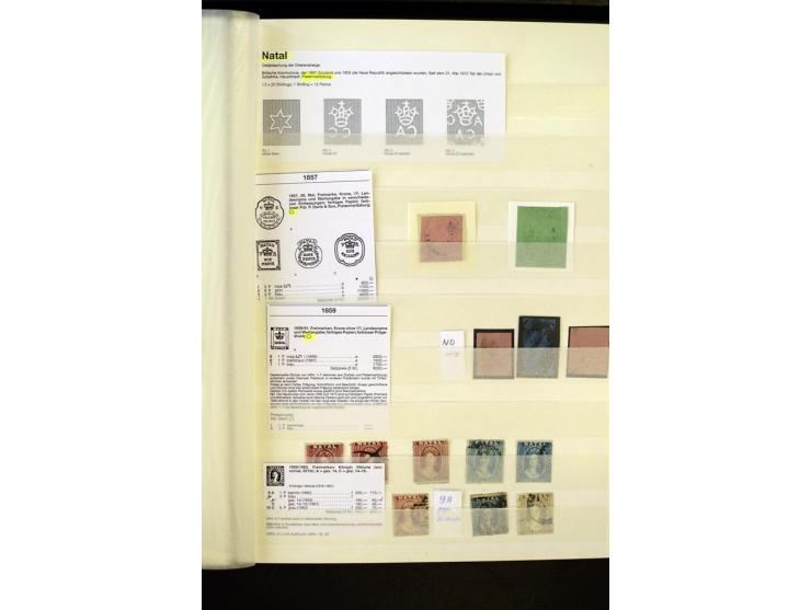 1853/1953, sehr schöne ungebrauchte und gestempelte Sammlung mit Schwerpunkt Kap der guten Hoffnung mit über 100 Dreieckswert
