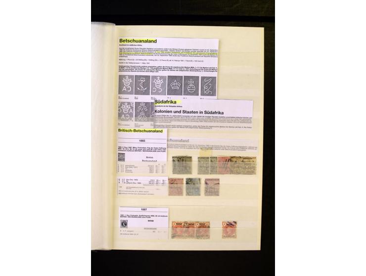 1853/1953, sehr schöne ungebrauchte und gestempelte Sammlung mit Schwerpunkt Kap der guten Hoffnung mit über 100 Dreieckswert