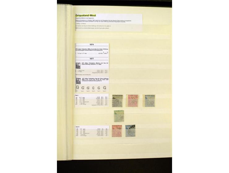 1853/1953, sehr schöne ungebrauchte und gestempelte Sammlung mit Schwerpunkt Kap der guten Hoffnung mit über 100 Dreieckswert