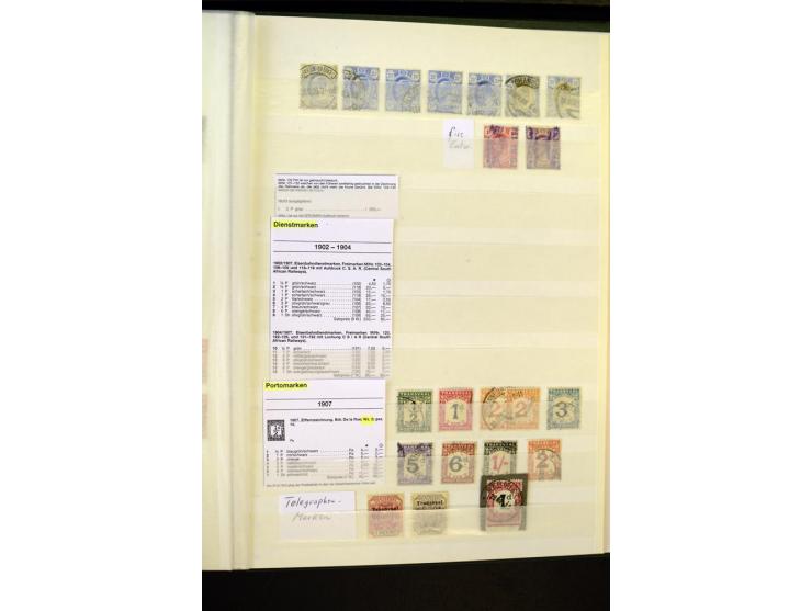 1853/1953, sehr schöne ungebrauchte und gestempelte Sammlung mit Schwerpunkt Kap der guten Hoffnung mit über 100 Dreieckswert