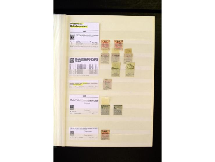 1853/1953, sehr schöne ungebrauchte und gestempelte Sammlung mit Schwerpunkt Kap der guten Hoffnung mit über 100 Dreieckswert