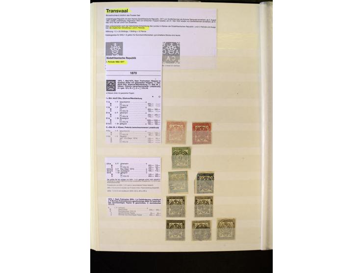 1853/1953, sehr schöne ungebrauchte und gestempelte Sammlung mit Schwerpunkt Kap der guten Hoffnung mit über 100 Dreieckswert