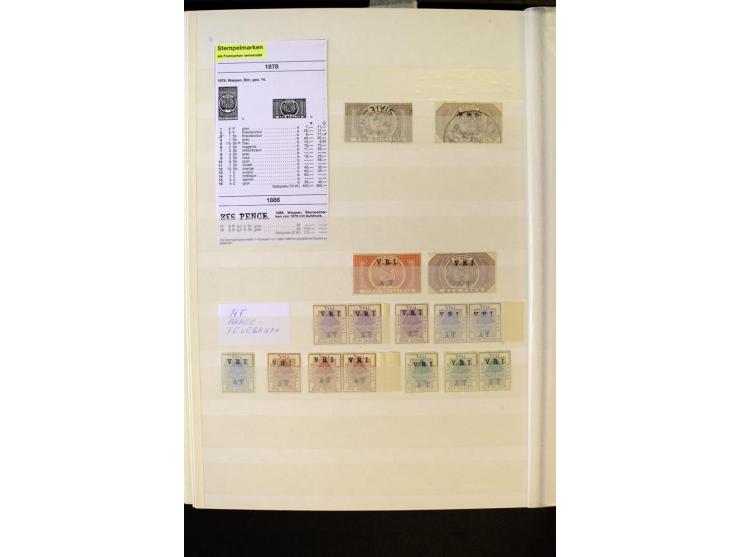 1853/1953, sehr schöne ungebrauchte und gestempelte Sammlung mit Schwerpunkt Kap der guten Hoffnung mit über 100 Dreieckswert