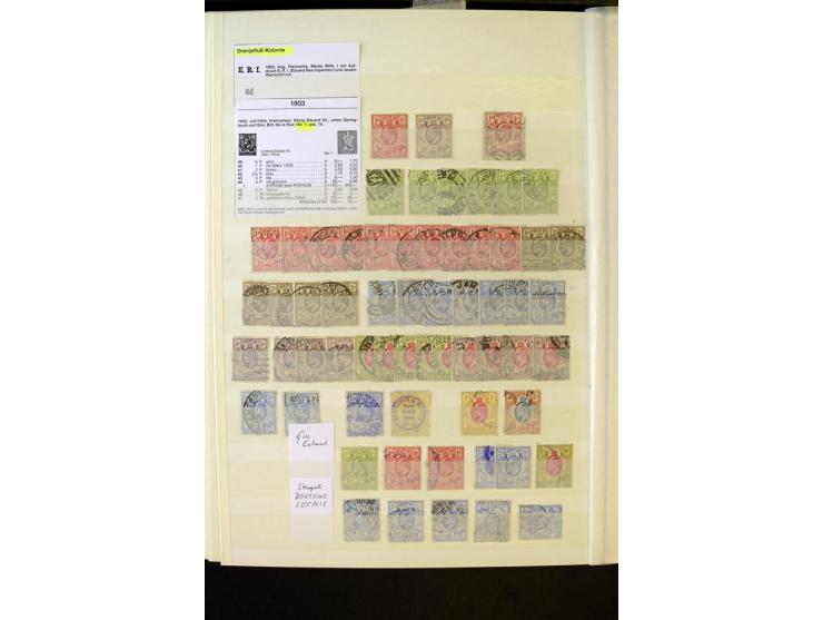 1853/1953, sehr schöne ungebrauchte und gestempelte Sammlung mit Schwerpunkt Kap der guten Hoffnung mit über 100 Dreieckswert