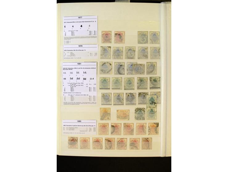 1853/1953, sehr schöne ungebrauchte und gestempelte Sammlung mit Schwerpunkt Kap der guten Hoffnung mit über 100 Dreieckswert