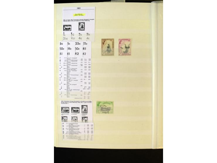 1853/1953, sehr schöne ungebrauchte und gestempelte Sammlung mit Schwerpunkt Kap der guten Hoffnung mit über 100 Dreieckswert