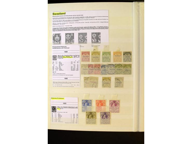 1853/1953, sehr schöne ungebrauchte und gestempelte Sammlung mit Schwerpunkt Kap der guten Hoffnung mit über 100 Dreieckswert