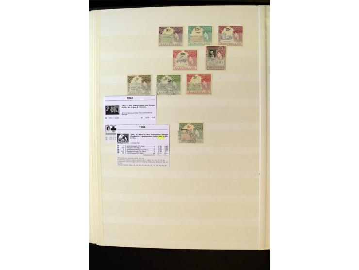 1853/1953, sehr schöne ungebrauchte und gestempelte Sammlung mit Schwerpunkt Kap der guten Hoffnung mit über 100 Dreieckswert