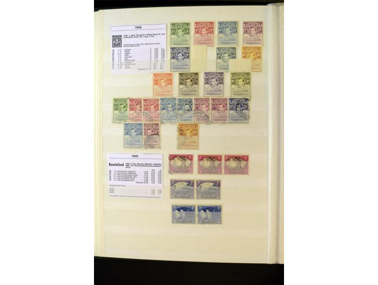 1853/1953, sehr schöne ungebrauchte und gestempelte Sammlung mit Schwerpunkt Kap der guten Hoffnung mit über 100 Dreieckswert