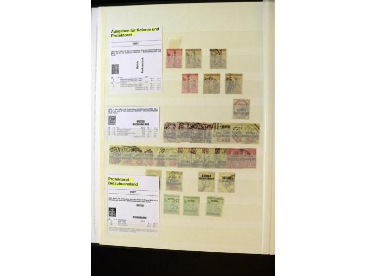 1853/1953, sehr schöne ungebrauchte und gestempelte Sammlung mit Schwerpunkt Kap der guten Hoffnung mit über 100 Dreieckswert
