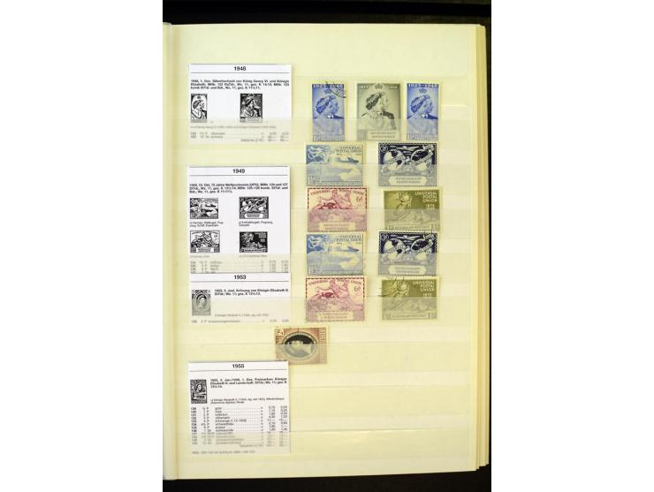 1853/1953, sehr schöne ungebrauchte und gestempelte Sammlung mit Schwerpunkt Kap der guten Hoffnung mit über 100 Dreieckswert