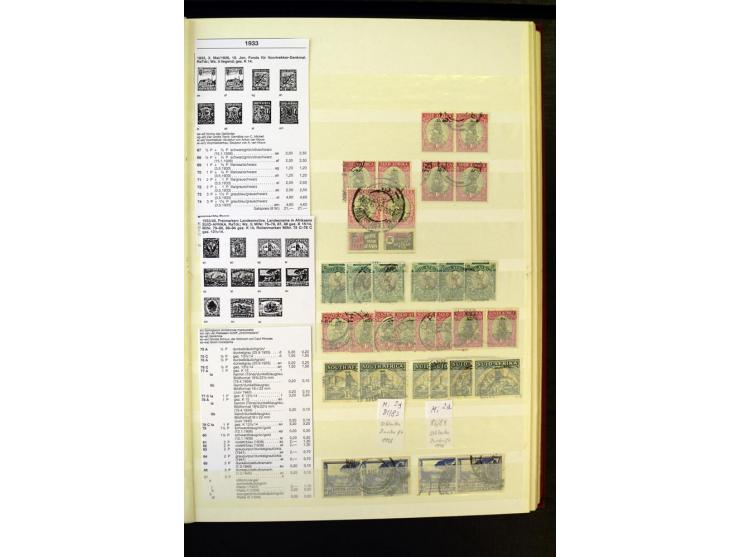 1853/1953, sehr schöne ungebrauchte und gestempelte Sammlung mit Schwerpunkt Kap der guten Hoffnung mit über 100 Dreieckswert
