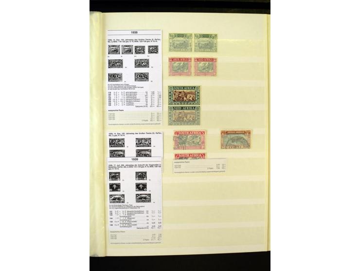 1853/1953, sehr schöne ungebrauchte und gestempelte Sammlung mit Schwerpunkt Kap der guten Hoffnung mit über 100 Dreieckswert