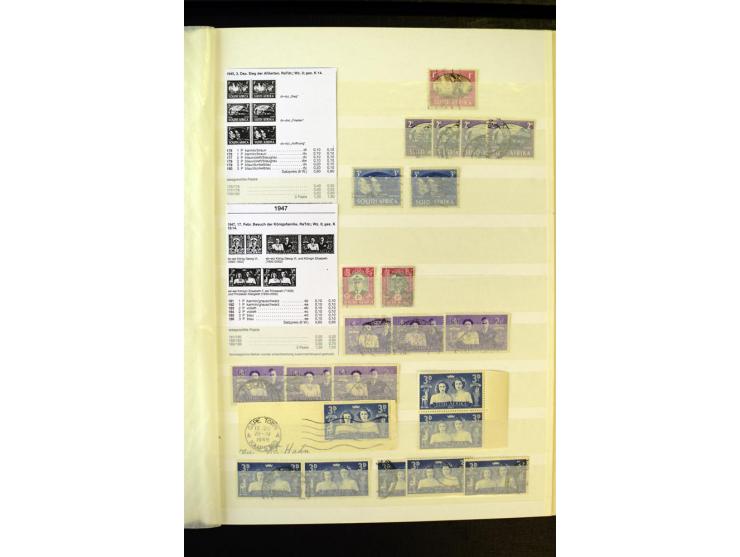 1853/1953, sehr schöne ungebrauchte und gestempelte Sammlung mit Schwerpunkt Kap der guten Hoffnung mit über 100 Dreieckswert