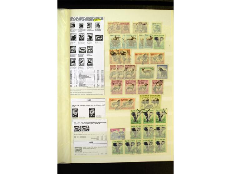 1853/1953, sehr schöne ungebrauchte und gestempelte Sammlung mit Schwerpunkt Kap der guten Hoffnung mit über 100 Dreieckswert