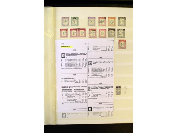 1853/1953, sehr schöne ungebrauchte und gestempelte Sammlung mit Schwerpunkt Kap der guten Hoffnung mit über 100 Dreieckswert