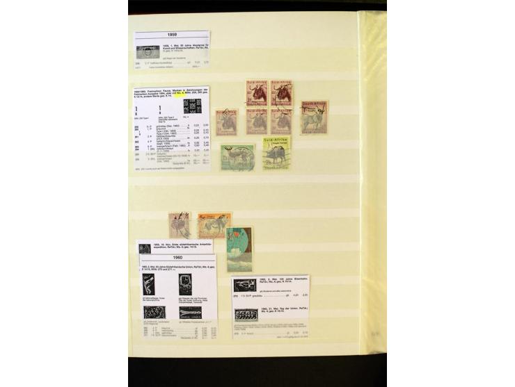 1853/1953, sehr schöne ungebrauchte und gestempelte Sammlung mit Schwerpunkt Kap der guten Hoffnung mit über 100 Dreieckswert