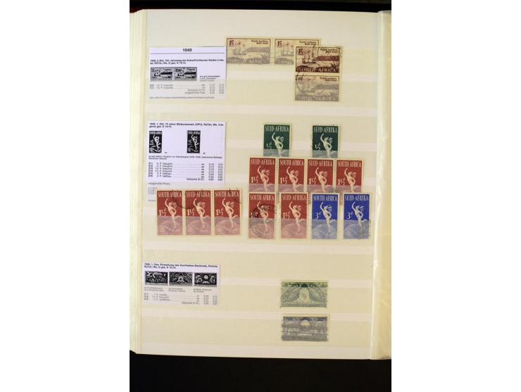 1853/1953, sehr schöne ungebrauchte und gestempelte Sammlung mit Schwerpunkt Kap der guten Hoffnung mit über 100 Dreieckswert